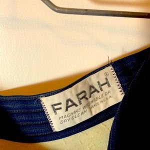 Vintage Farar mens pinstriped pants.